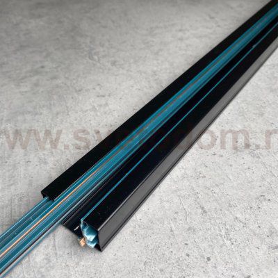 Однофазный трехжильный шинопровод с токопроводом и заглушкой, 1м Novotech 135001Y 