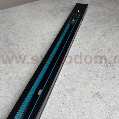 Однофазный трехжильный шинопровод с токопроводом и заглушкой, 1м Novotech 135001Y 