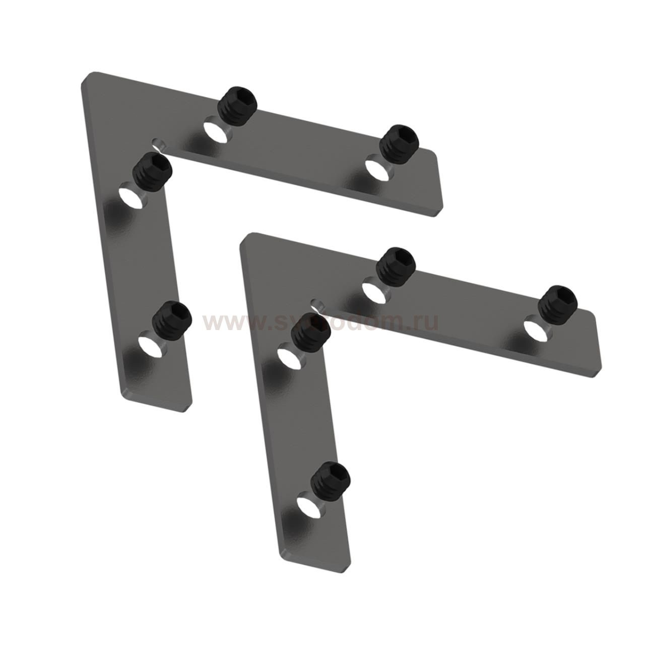 Соединитель угловой плоский для арт 135129-135130 (2 шт. в комплекте) Novotech 135134 FLUM