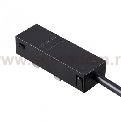 135311 PORT NT25 206 черный Токопровод (подвод питания) IP20 90-240V VECTOR