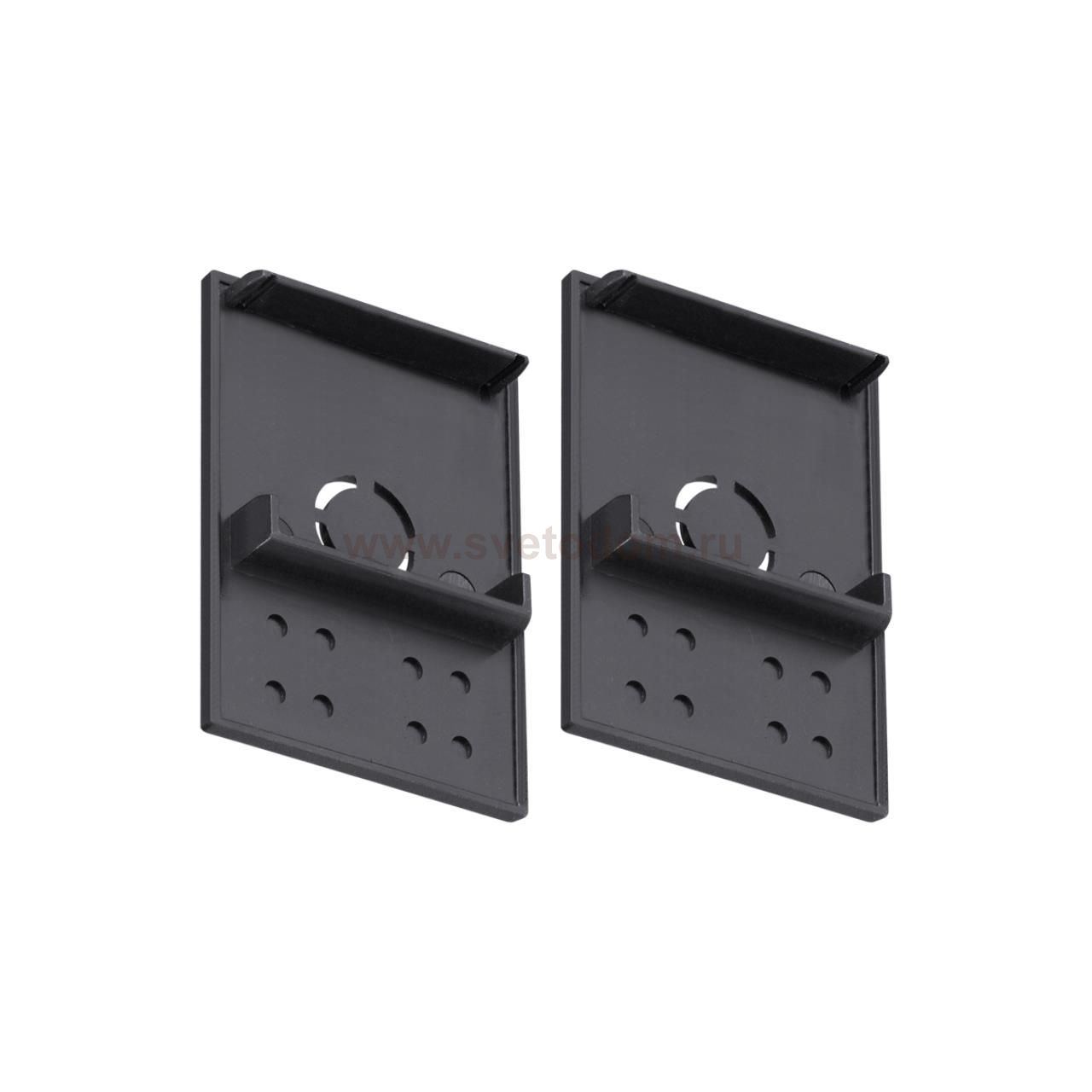 135317 PORT NT25 207 черный Заглушка торцевая для арт.135299-135303, 2шт IP20 VECTOR