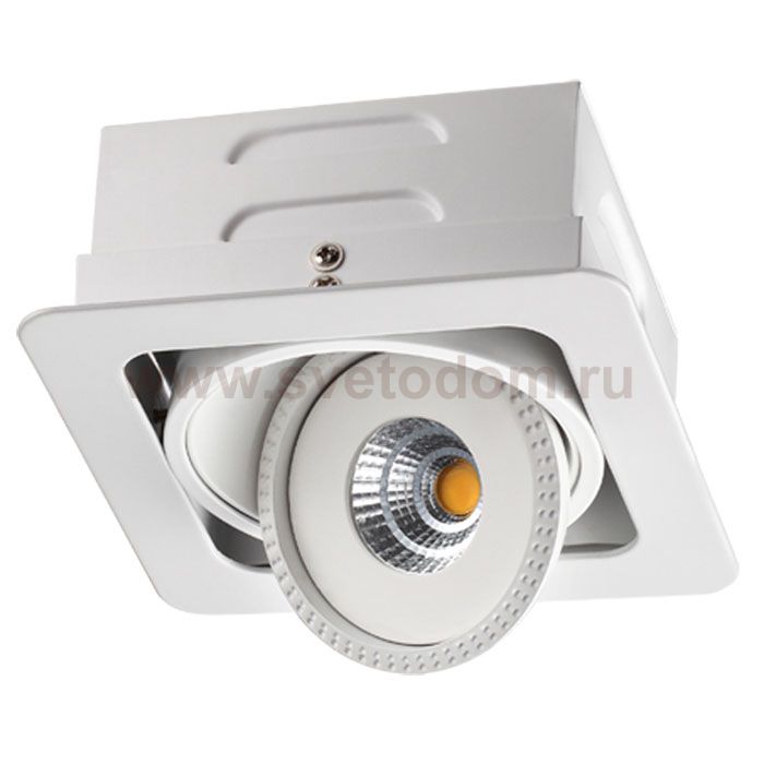 Встраиваемый светодиодный светильник Novotech 357580 GESSO