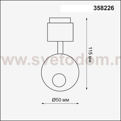 Модуль к артикулам 358212 - 358224 Novotech 358226 OKO