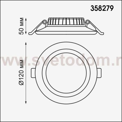 Встраиваемый светильник Novotech 358279 JOIA
