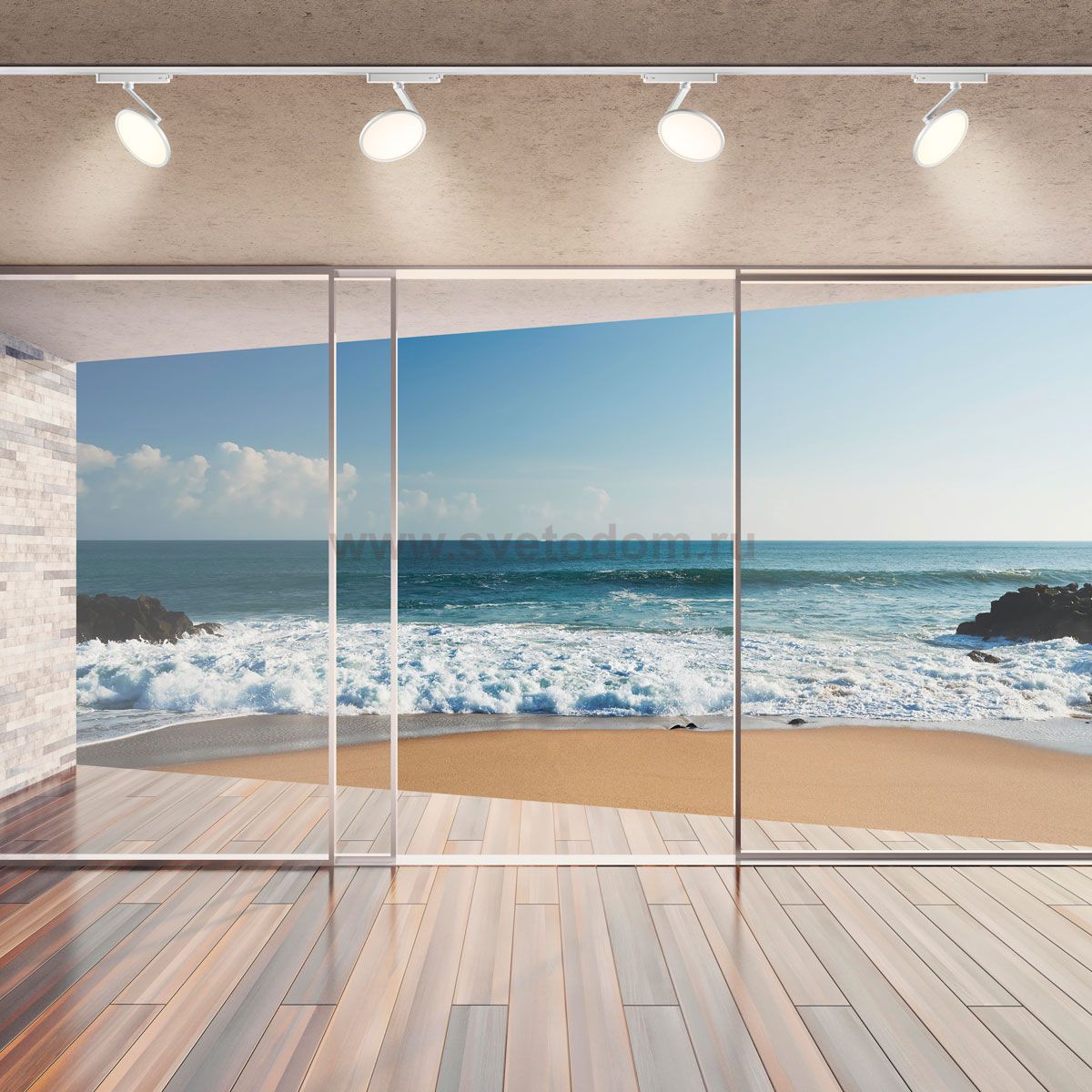 Однофазный трековый светильник Novotech 358349 HAT