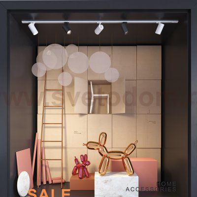 Однофазный трековый диммируемый светильник с пультом управления со сменой цветовой температуры Novotech 358361 NAIL