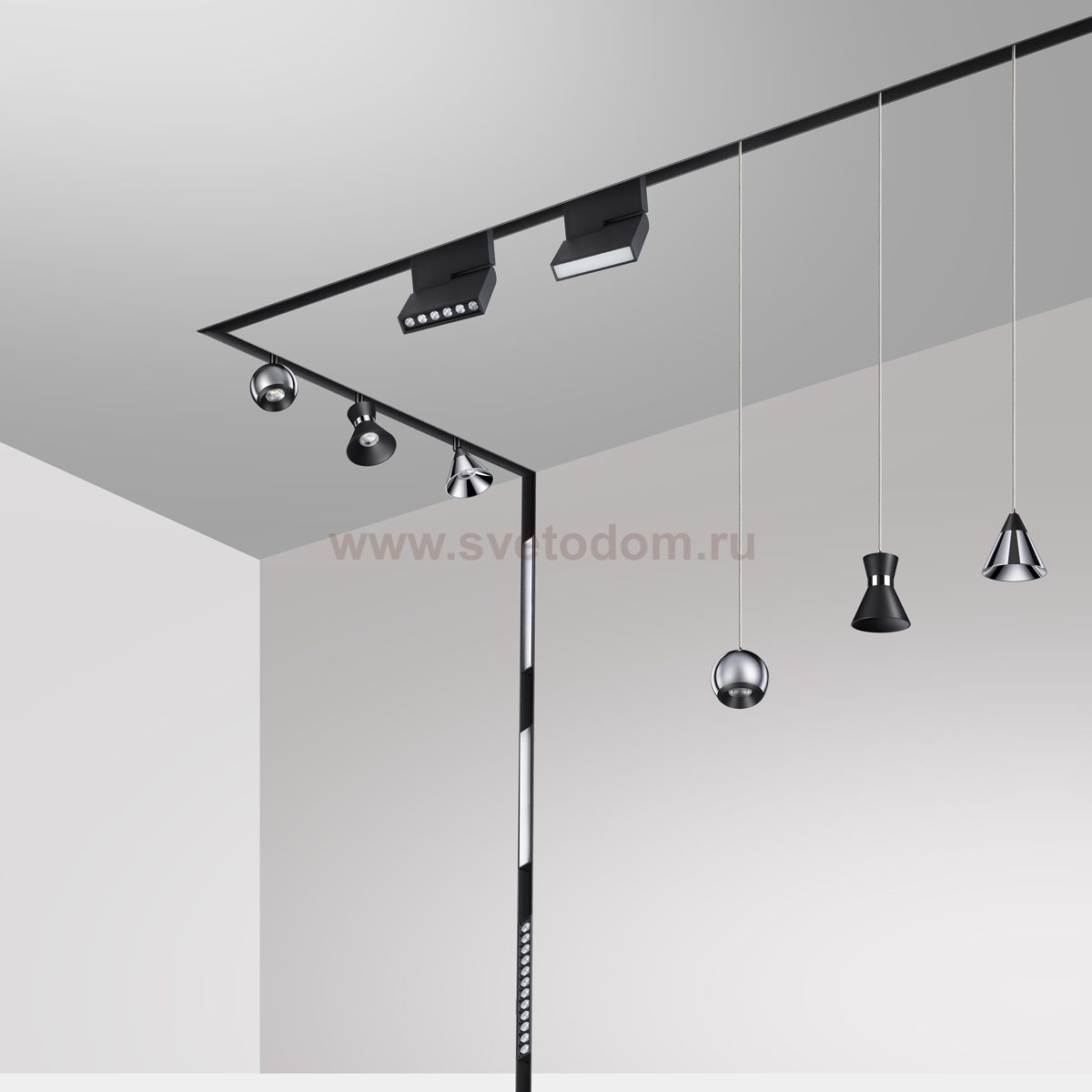 Трековый светильник для низковольного шинопровода Novotech 358414 FLUM