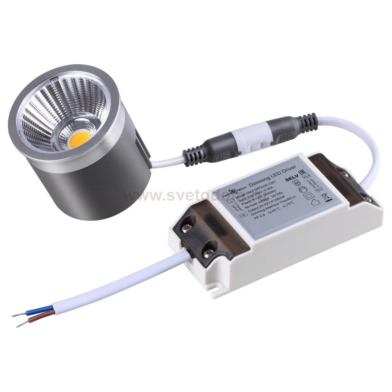 Модуль в комплекте с диммируемым драйвером Novotech 358431 