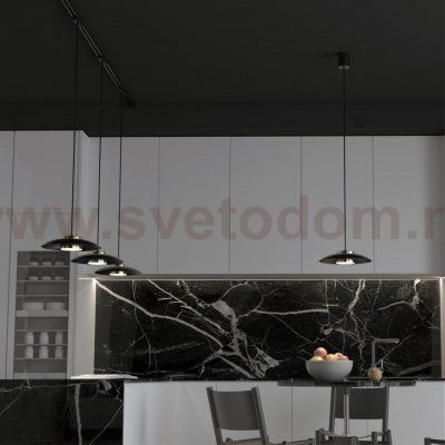 Однофазный трековый светодиодный светильник, длина провода 1м Novotech 358592 PILZ