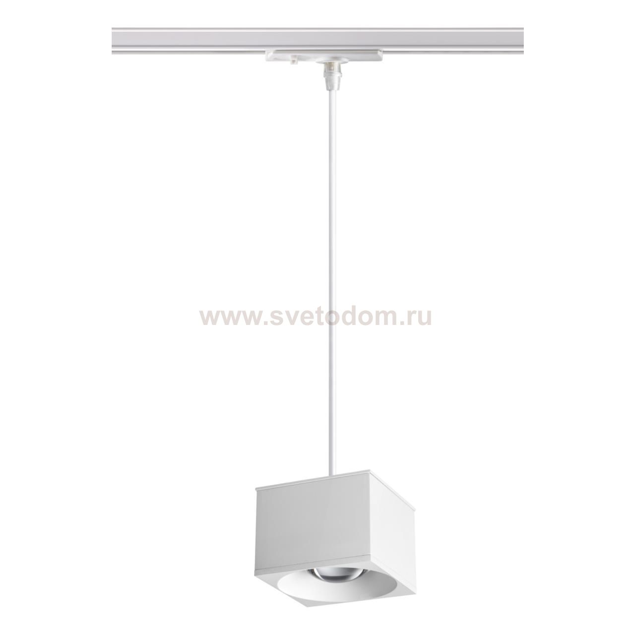 Однофазный трековый светодиодный светильник, длина провода 1.2м Novotech 358661 PATERA