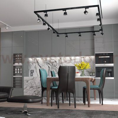 Трехфазный трековый светодиодный светильник Novotech 358717 KNOF