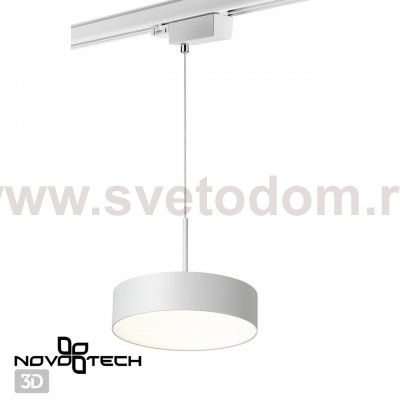 Трехфазный трековый светодиодный светильник, длина провода 1.2м Novotech 358770 PROMETA