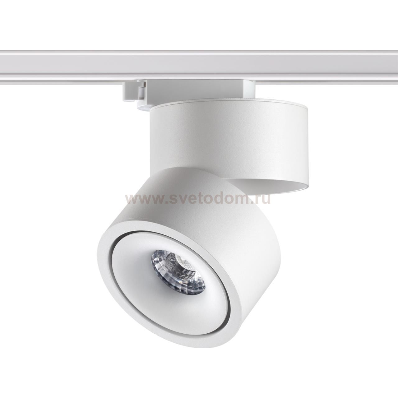 Однофазный трековый светодиодный светильник Novotech 358778 GRODA