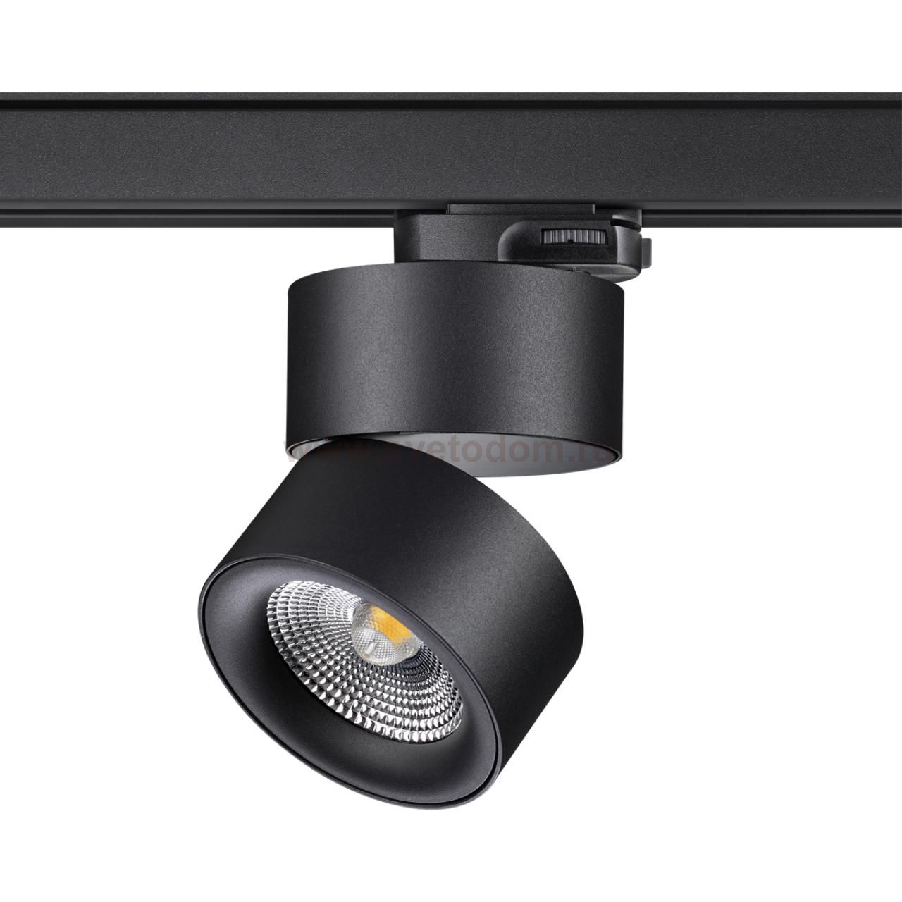 Трехфазный трековый светодиодный светильник Novotech 358787 GRODA