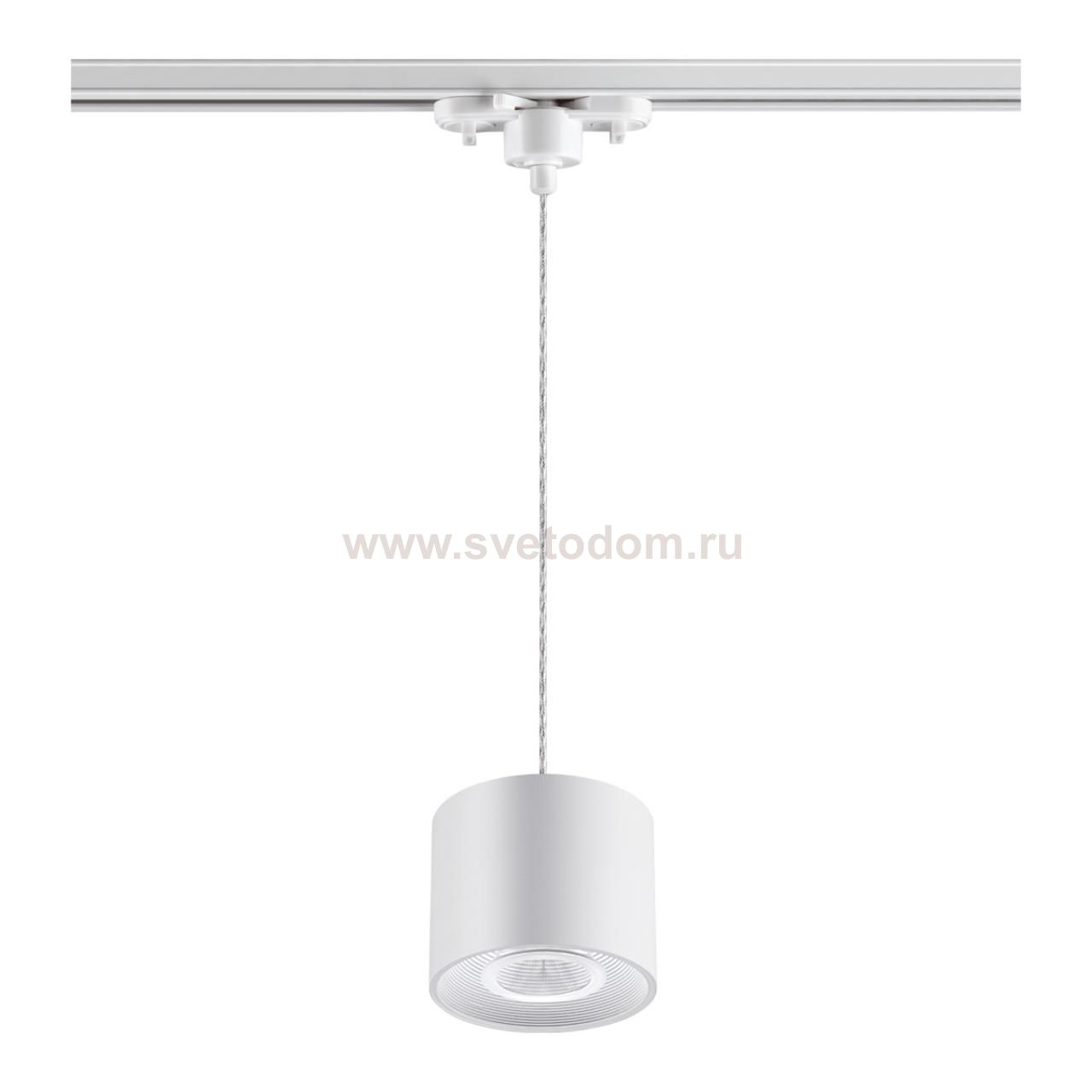 Однофазный трековый светодиодный светильник, длина провода 1.2м Novotech 358795 BIND