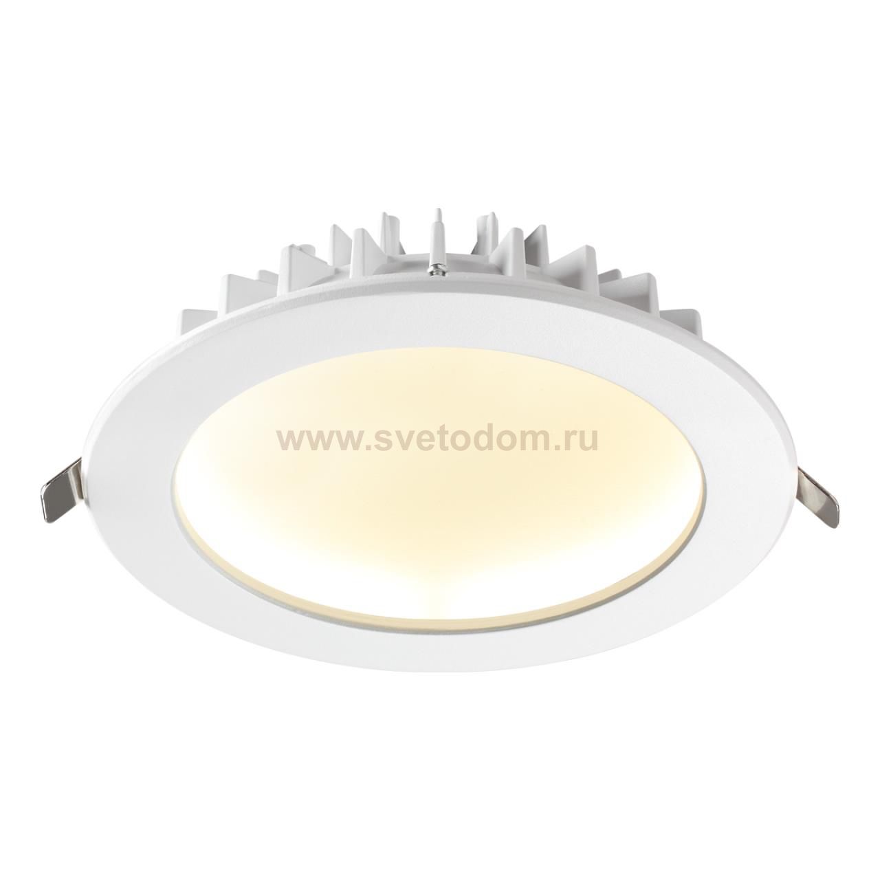 Светильник встраиваемый светодиодный Novotech 358807 GESSO