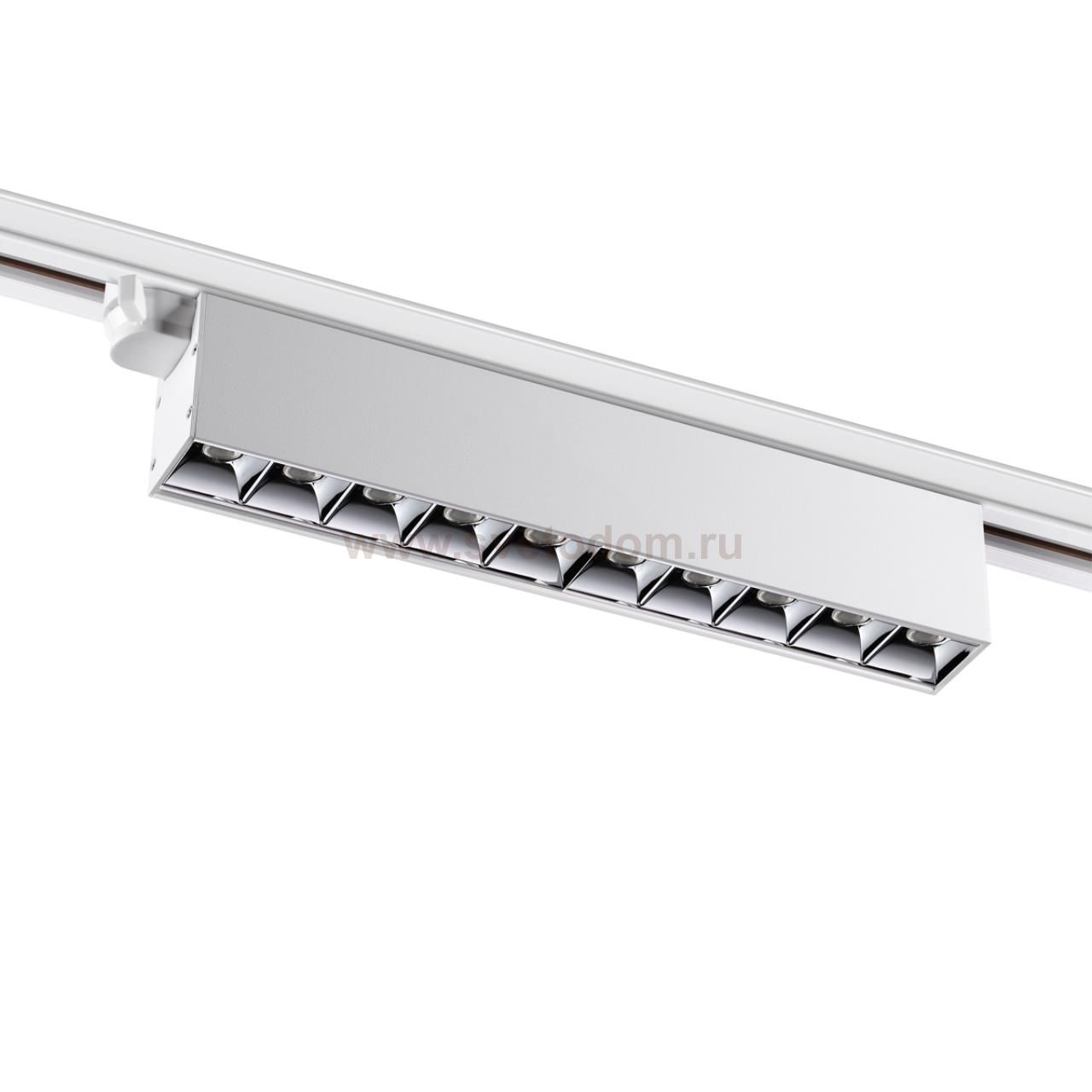 Светильник трековый однофазный трехжильный светодиодный Novotech 358832 ITER