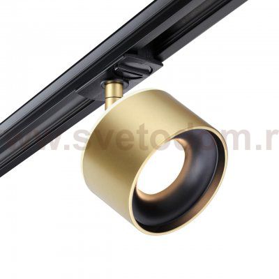 Светильник трековый однофазный трехжильный светодиодный с переключателем цветовой температуры Novotech 358975 GIRO