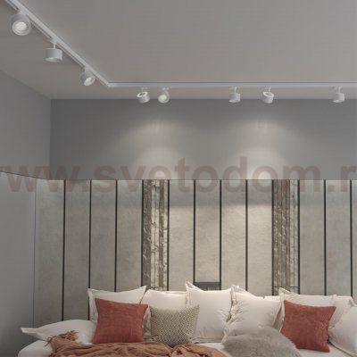 Светильник трехфазный трековый светодиодный с переключателем цветовой температуры Novotech 358976 GIRO