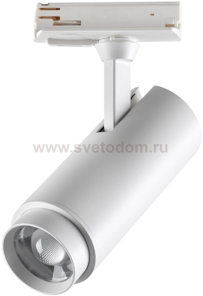 Однофазный трехжильный трековый светильник с переключателем цветовой температуры и мощности Novotech 359028 NAIL