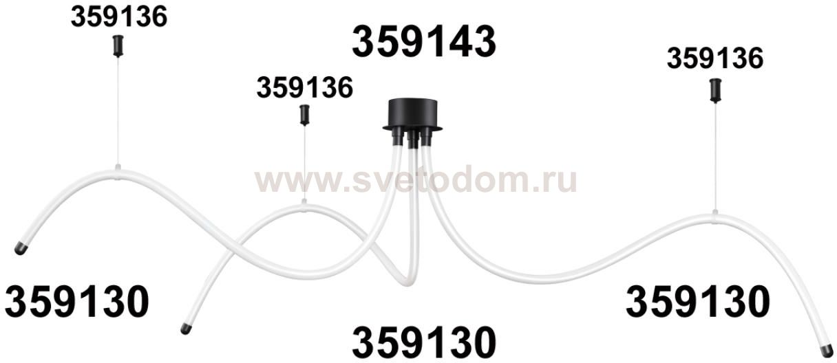 Светильник светодиодный «ГИБКИЙ НЕОН» Novotech 359130 RAMO