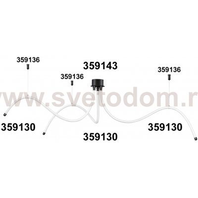 Светильник светодиодный «ГИБКИЙ НЕОН» Novotech 359130 RAMO