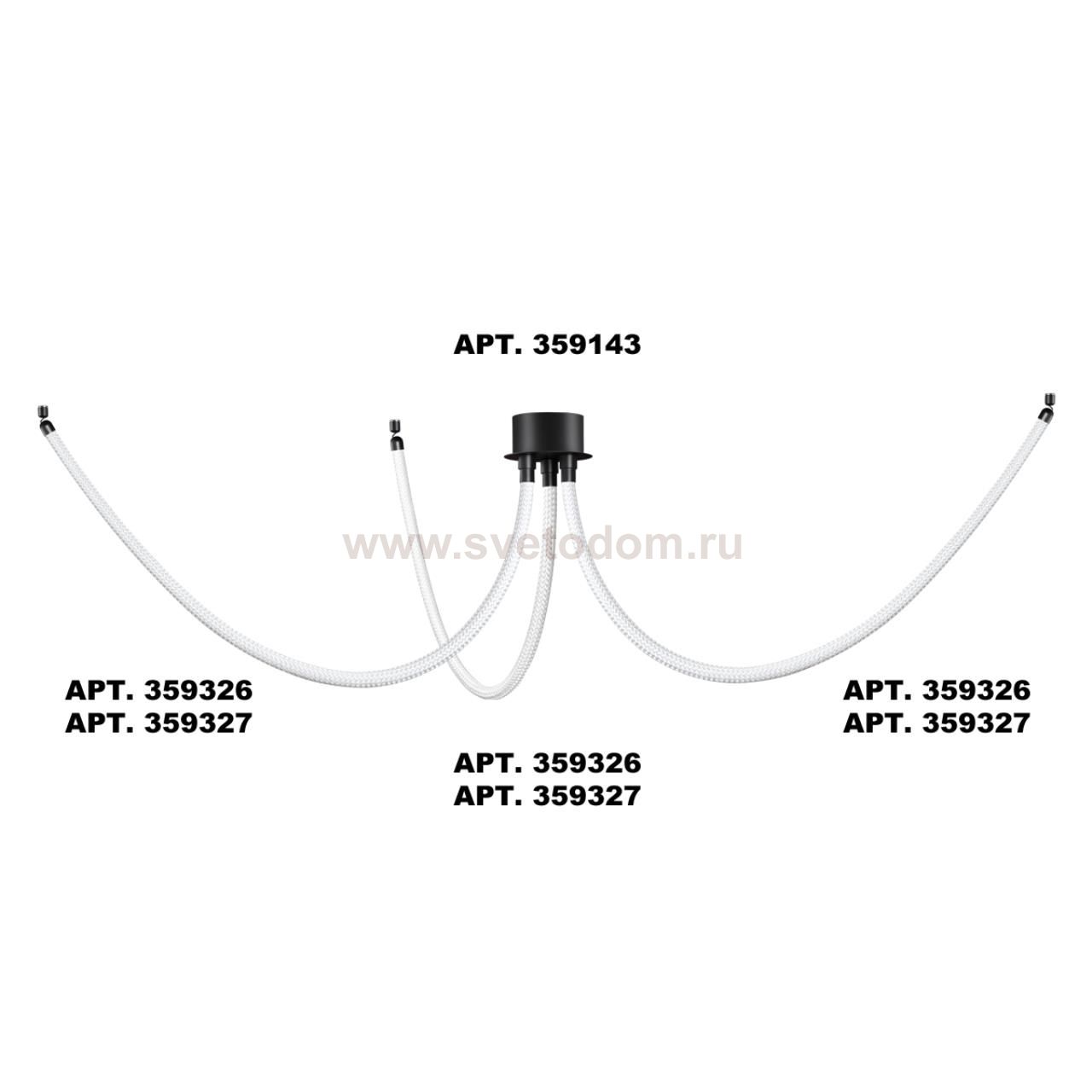 Светильник светодиодный «ГИБКИЙ НЕОН» Novotech 359327 RAMO