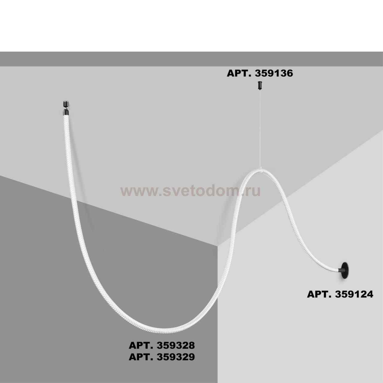 Светильник светодиодный «ГИБКИЙ НЕОН» Novotech 359329 RAMO