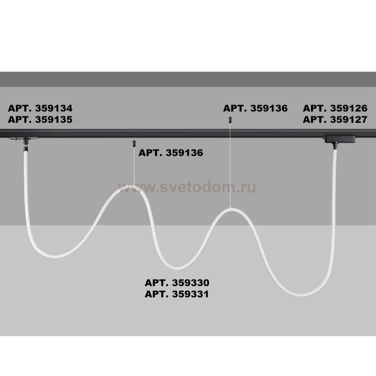 Светильник светодиодный «ГИБКИЙ НЕОН» Novotech 359330 RAMO