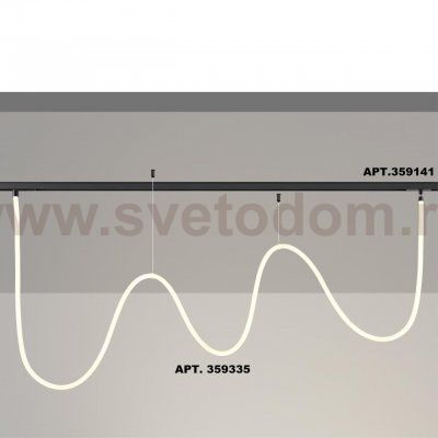 Трековый светильник «ГИБКИЙ НЕОН» для низковольтного шинопровода FLUM Novotech 359335 RAMO