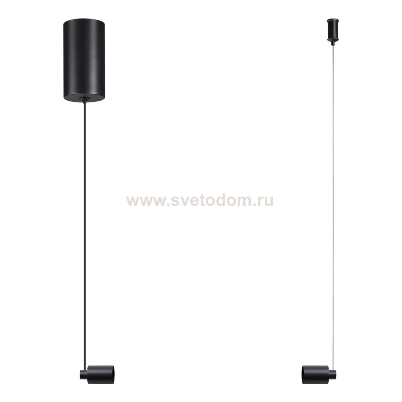 Корпус накладной с драйвером для подвесного горизонтального монтажа светильников 359343 - 359358 Novotech 359360 VITZ