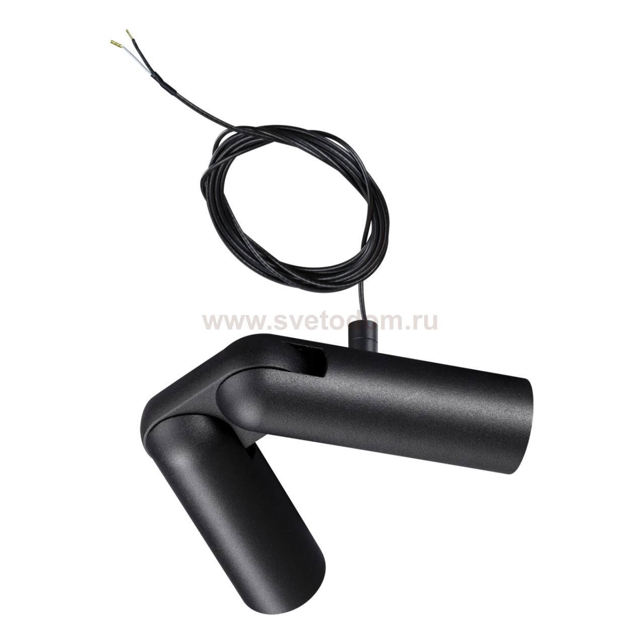 Ввод питания с гибким угловым соединителем «L» и проводом-подвесом (длина провода – 2м) без базы Novotech 359390 GLAT