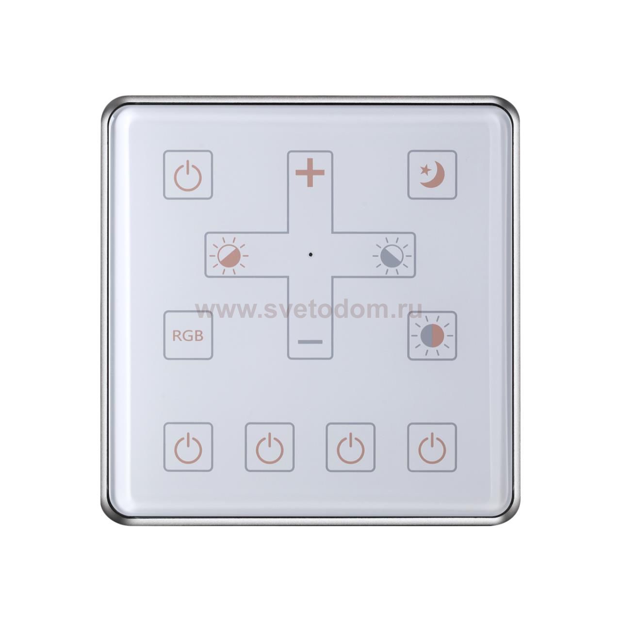 Беспроводной пульт дистанционного управления (настенная панель) (2.4G + Mesh) для арт. 359362-359377 Novotech 359393 GLAT