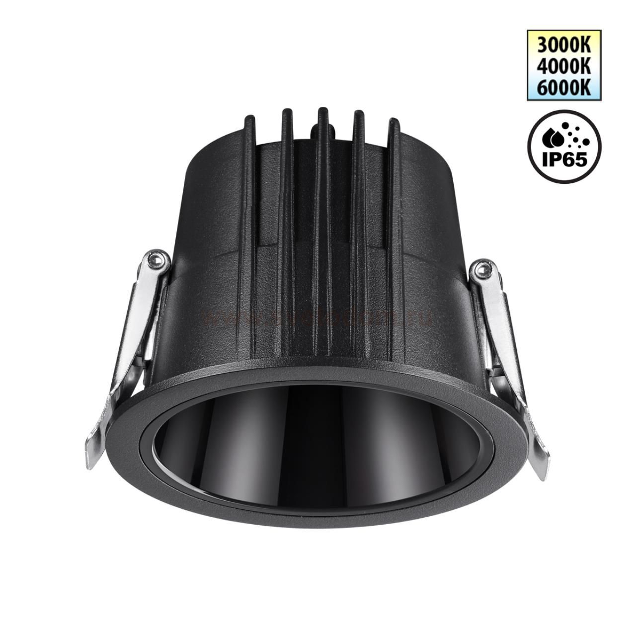 Встраиваемый светодиодный светильник с переключателем цветовой температуры Novotech 359425 LANG