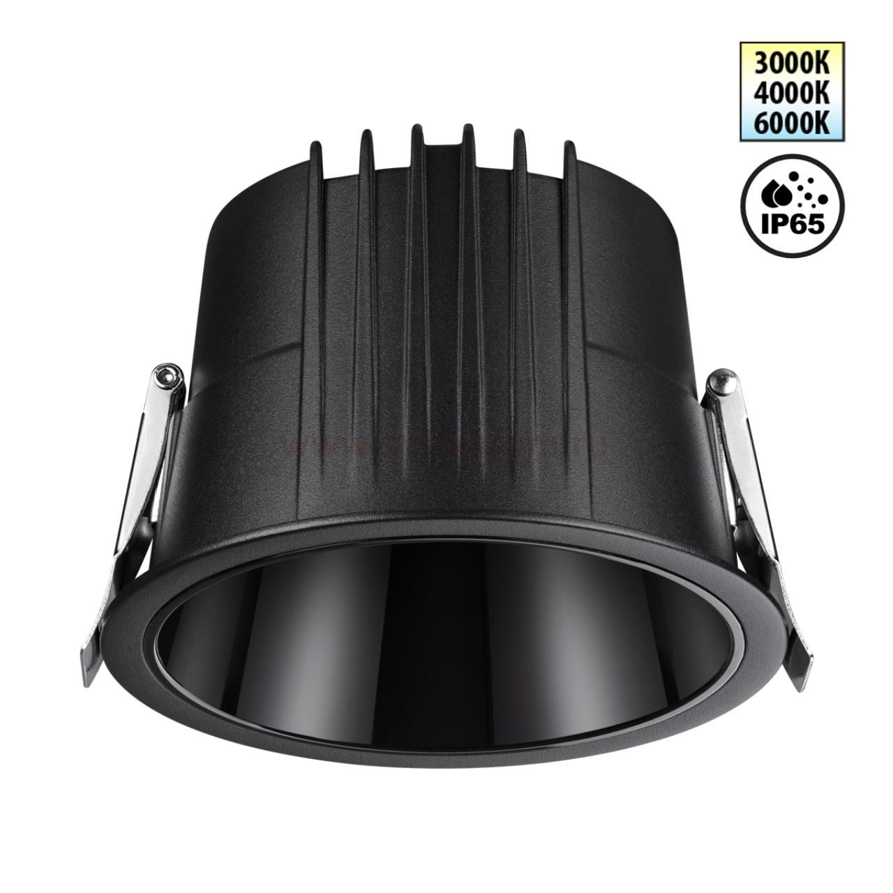 Встраиваемый светодиодный светильник с переключателем цветовой температуры Novotech 359429 LANG