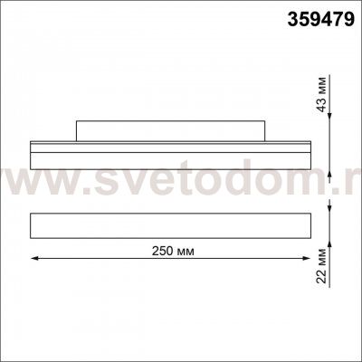 Трековый низковольтный смарт-светильник диммируемый со сменой цв.температуры, (пульт ДУ/Tuya Smart L Novotech 359479 FLUM