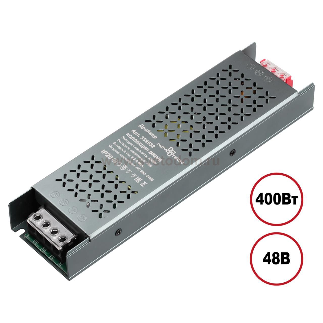 359532 DRIVE NT25 000 никель Драйвер IP20 400W 48V
