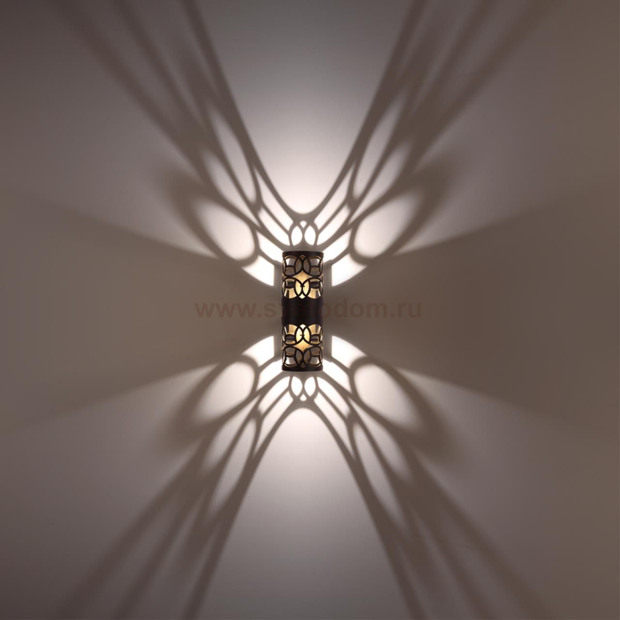 359537 STREET NT25 000 черный Светильник ландшафтный настенный IP65 LED 2*5W 3000К 100-240V NETZ