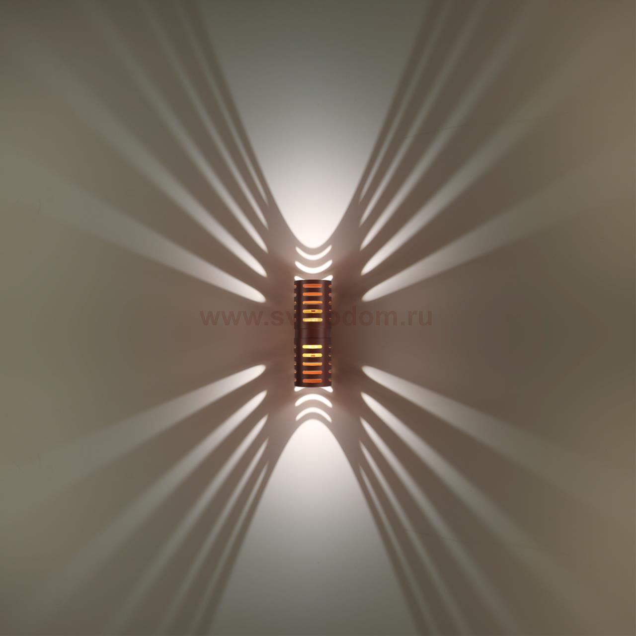 359539 STREET NT25 000 коричневый Светильник ландшафтный настенный IP65 LED 2*5W 3000К 100-240V NETZ