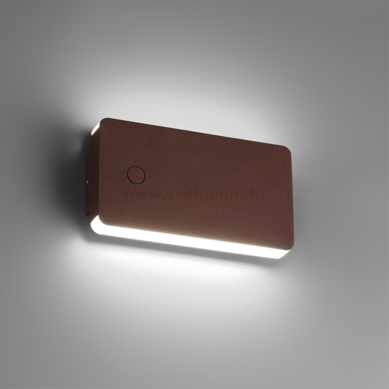 359591 STREET NT25 000 коричневый Светильник ландшафтный с переключ. цв. температуры IP54 LED 10W 100-240V 3000К\4000К\6000К STRAIT