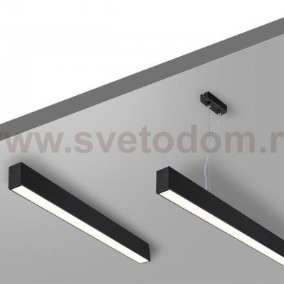 359605 OVER NT25 000 черный Светильник линейный светодиод. с переключ. цв. температуры IP20 LED 40W 220-240V 3000К\4000К\6000К FATTO