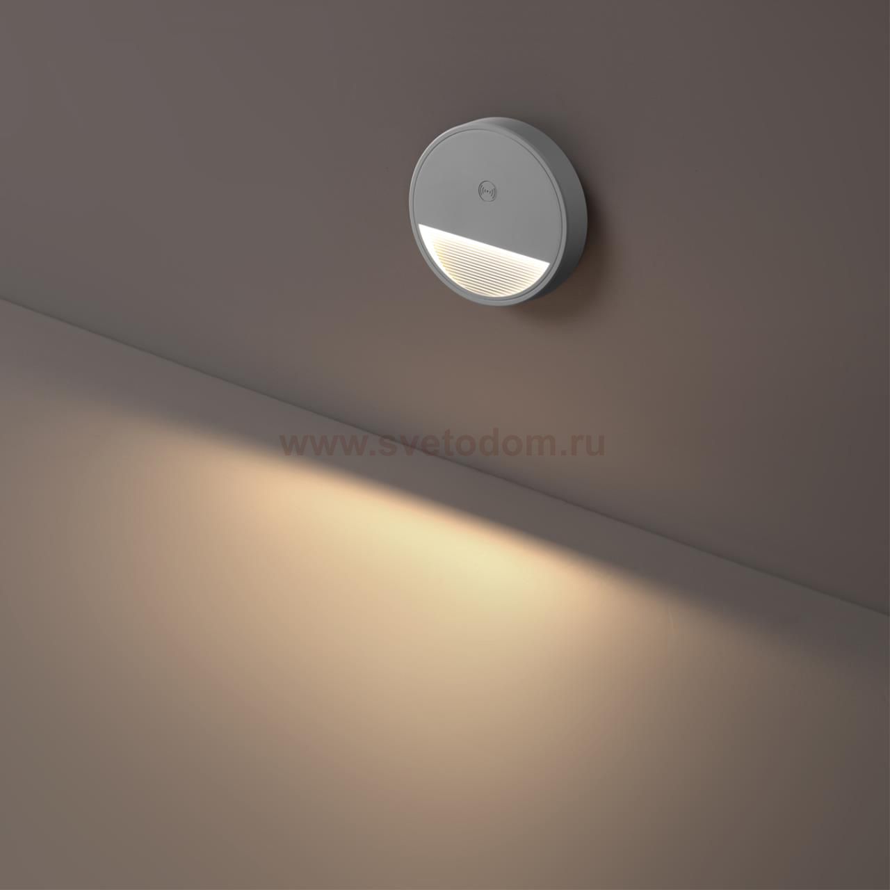 359707 OVER NT25 434 белый Светильник накладной сенсорный для лестниц IP20 LED 0.4W 3000К 1000mAh Li-ion, 5V VESPERA