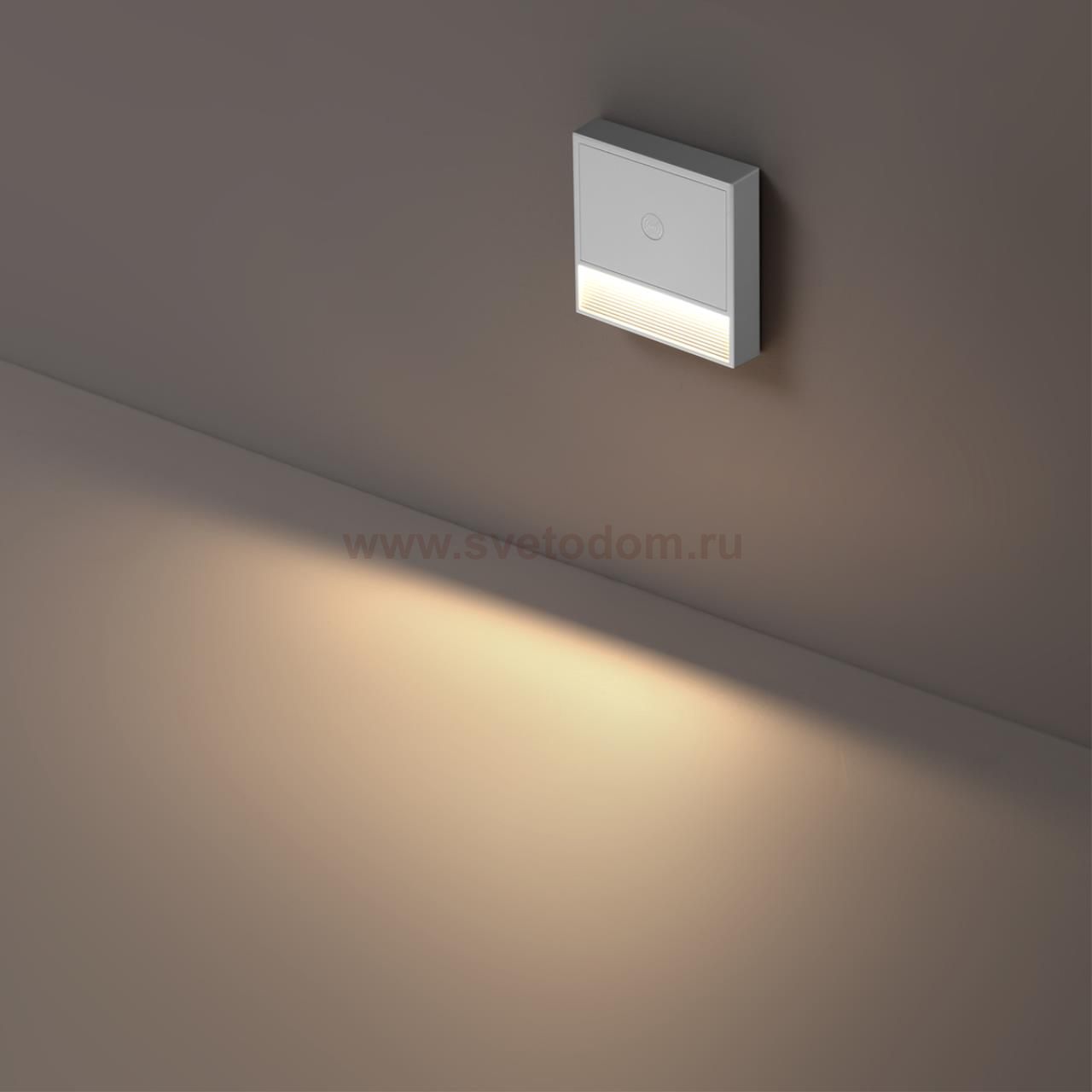 359709 OVER NT25 434 белый Светильник накладной сенсорный для лестниц IP20  LED 0.4W 3000К 1000mAh Li-ion, 5V VESPERA