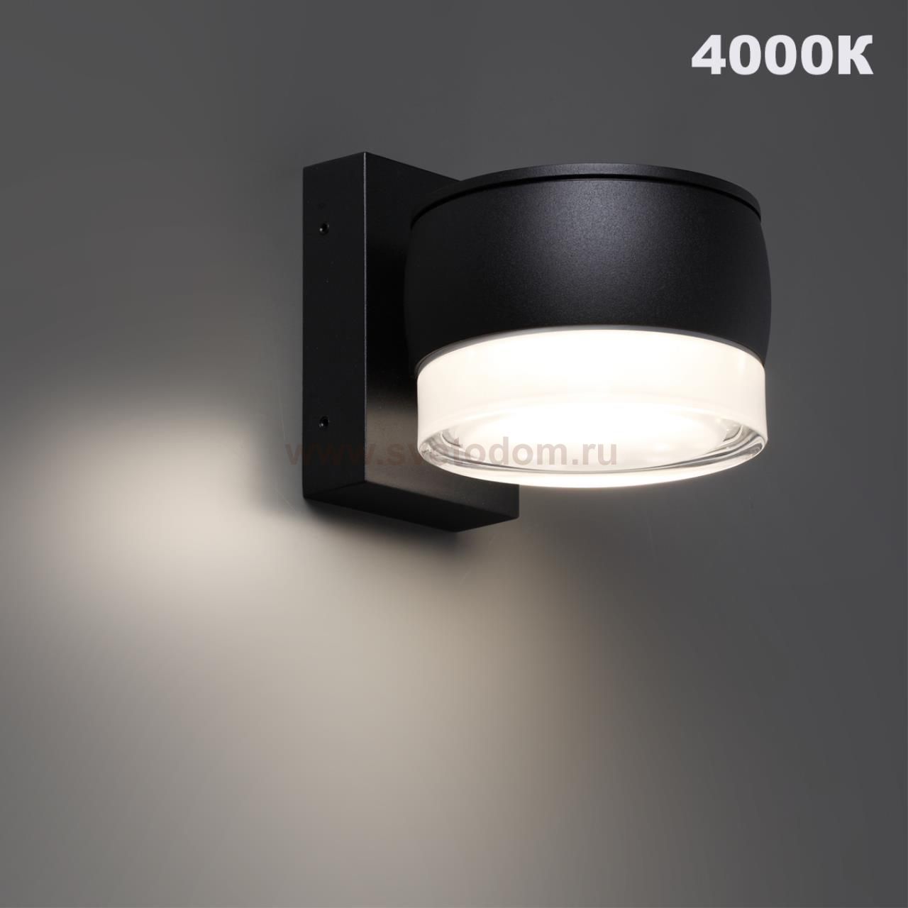 359719 STREET NT25 716 черный Светильник ландшафтный с переключателем цв. температуры IP65 LED 8W 100-240V 2700К/3200К/4000К ESTIMA