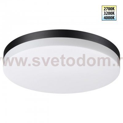 359731 STREET NT25 780 черный Светильник ландшафтный с переключ. цв. температуры и мощности IP65 LED 30/35/40W 180-265V 2700К\3200К\4000К OPAL