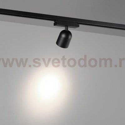 359804 PORT NT25 246 черный Светильник трековый однофазный двухжильный IP20 LED 10W 180-265V 4000К SOLETTE