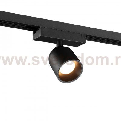 359807 PORT NT25 278 черный Светильник трековый однофазный трехжильный IP20 LED 10W 180-265V 3000К SOLETTE