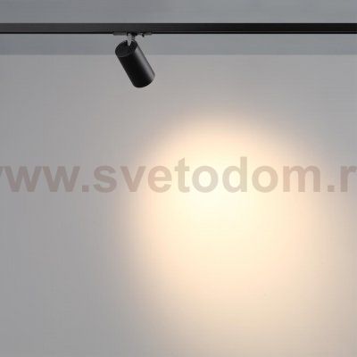 359905 PORT NT26 000 черный Светильник однофазный трехжильный трековый IP20 LED 10W 220-240V 3000К SELENE