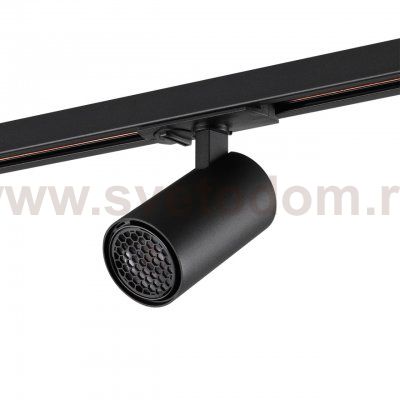 359907 PORT NT26 000 черный Светильник однофазный трехжильный трековый IP20 LED 10W 220-240V 4000К SELENE