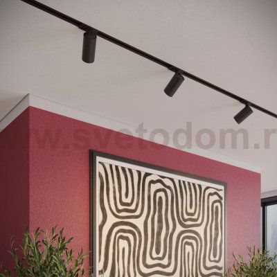 359909 PORT NT26 000 черный Светильник трековый однофазный двухжильный IP20 LED 15W 220-240V 3000К SELENE